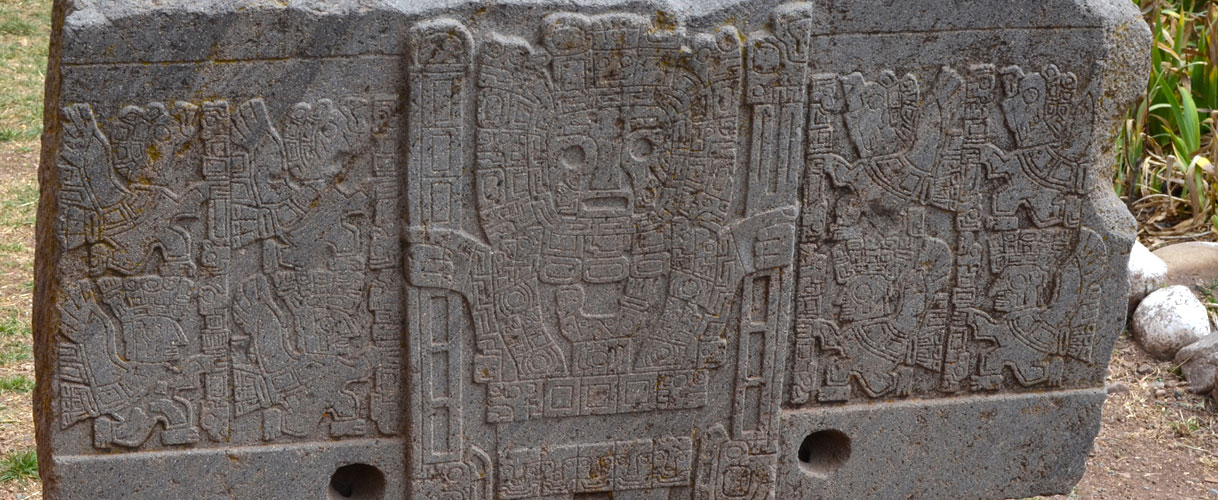 Ruínas de Tiwanaku na Bolívia