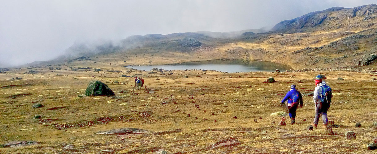 Trekking und Bergsteigen